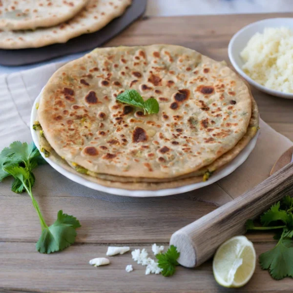 Gobhi Paratha / Curd